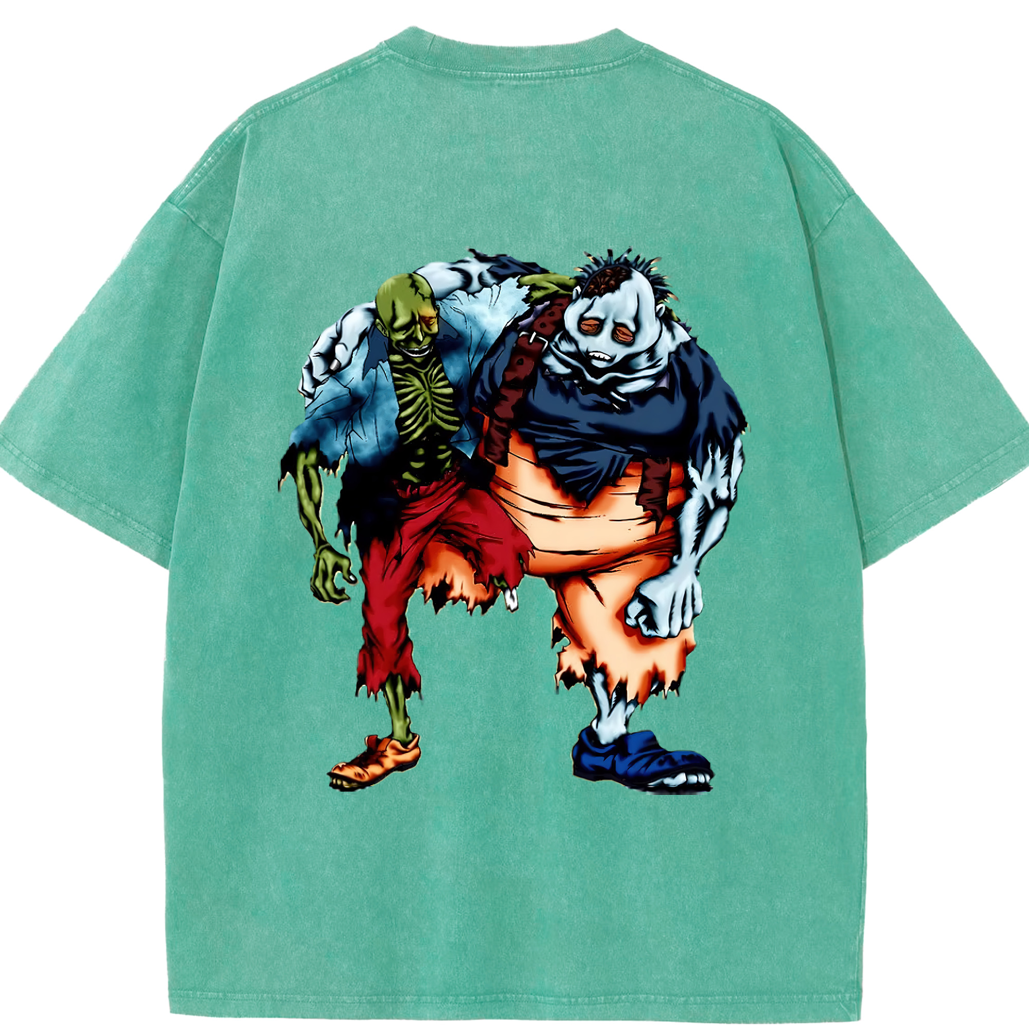 （画像用） 遊☆戯☆王 Yu-Gi-Oh! 綿100% ヴィンテージ風 半袖Tシャツ（背面プリント）